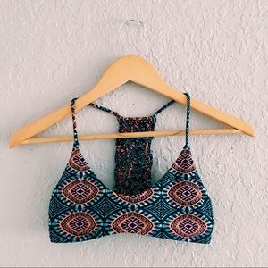 (SOLD) Patterned Bikini Top